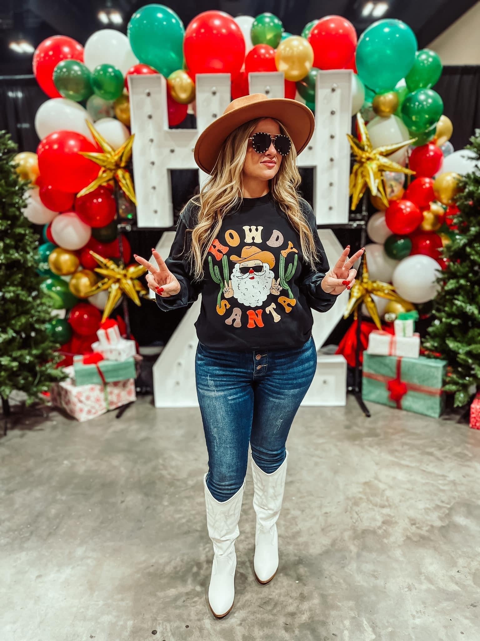 HOWDY SANTA CREWNECK