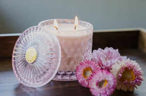 Peony Shimmer Candle 15oz