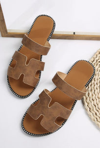 Brown Leather Sandals